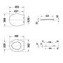 Duravit Universal WC-Sitz oval mit Absenkautomatik