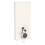 Geberit Monolith Plus Sanitärmodul für Stand-WC, 114 cm, Frontverkleidung aus Glas