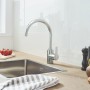GROHE Feel Einhand-Spültischbatterie 1/2" hoher Auslauf, 1 Strahlart