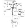 GROHE Lineare Neu Einhand-Waschtischbatterie XS-Size mit Zugstangen-Ablaufgarnitur, SilkMove