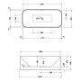Duravit DuraFoga Badewanne 180 x 80 cm