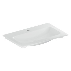 Geberit iCon Möbelwaschtisch 75 cm mit Hahnloch mittig, ohne Überlauf