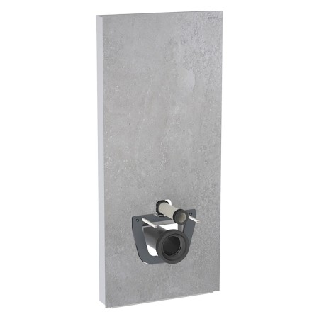 Geberit Monolith Plus Sanitärmodul für Wand-WC, 114 cm, Frontverkleidung aus Steinzeug