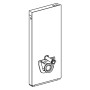 Geberit Monolith Plus Sanitärmodul für Stand-WC, 101 cm, Frontverkleidung aus Steinzeug (Kopie)