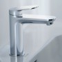 Duravit Wave Einhebel-Waschtischarmatur M MinusFlow mit Zugstangen-Ablaufgarnitur