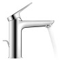 Duravit Wave Einhebel-Waschtischarmatur M MinusFlow mit Zugstangen-Ablaufgarnitur
