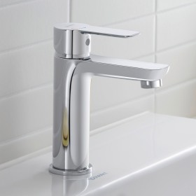 Duravit D-Code Einhebel-Waschtischmischer FreshStart und MinusFlow