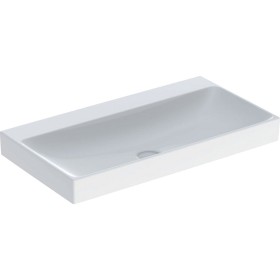 Geberit ONE Waschtisch 90 cm, Abgang vertikal, ohne Hahnloch, ohne Überlauf
