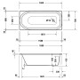 Duravit Soleil by Starck Whirlwanne 160 x 70 cm