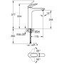 GROHE Eurostyle Einhand-Waschtischbatterie DN 15 XL-Size ohne Ablaufgarnitur