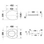 Duravit Universal WC-Sitz oval mit Absenkautomatik