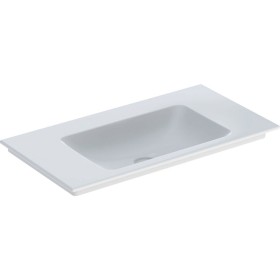 Geberit ONE Möbelwaschtisch 90 cm, Abgang vertikal, ohne Hahnloch, ohne Überlauf