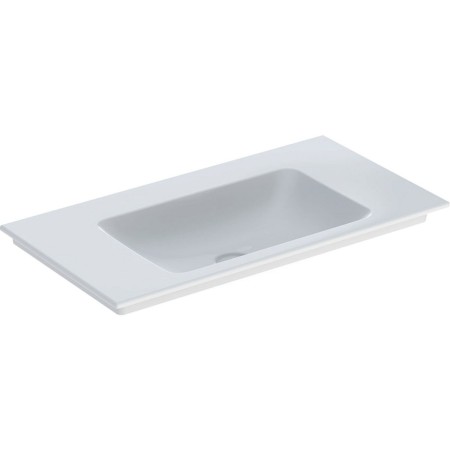 Geberit ONE Möbelwaschtisch 90 cm, Abgang vertikal, ohne Hahnloch, ohne Überlauf