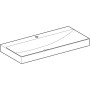 Geberit ONE Waschtisch 105 cm, Abgang vertikal, 1 Hahnloch, ohne Überlauf
