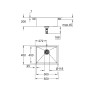 GROHE K700 Unterbau-Edelstahlspüle 55 x 45 cm