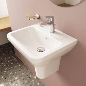VitrA Integra Handwaschbecken 45 cm, mit Überlaufloch, 1 Hahnloch mittig