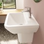 VitrA Integra Handwaschbecken 45 cm, mit Überlaufloch, 1 Hahnloch mittig
