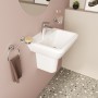 VitrA Integra Handwaschbecken 45 cm, mit Überlaufloch, 1 Hahnloch mittig