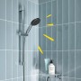 GROHE Vitalio Start 110 Brausestangenset 60 cm mit 3 Strahlarten