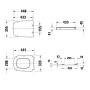 Duravit Universal WC-Sitz eckig mit Absenkautomatik