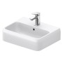 Duravit Qatego Handwaschbecken 45 x 35 cm, 1 Hahnloch, mit HygieneGlace