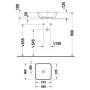 Duravit D-Neo Aufsatzbecken 40 cm, ohne Hahnloch, ohne Überlauf