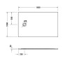 Duravit Sustano Duschwanne 160 x 100 cm