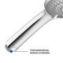 Duravit Brausehalterset mit Handbrause 3jet 11 cm MinusFlow