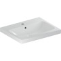 Geberit iCon Light Aufsatzwaschtisch 60 cm mit Hahnloch mittig und Überlauf