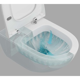 VitrA Sento WC sospeso a scarico profondo con bordo di scarico