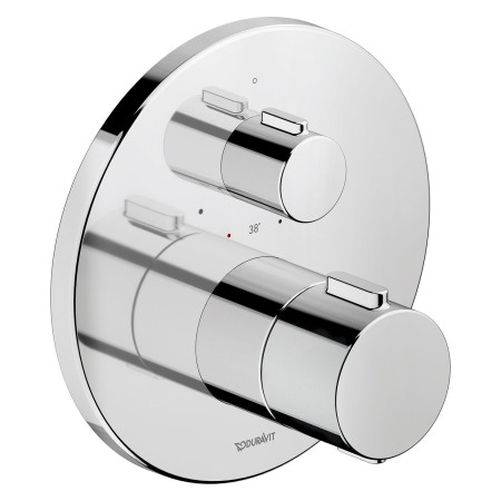 Duravit Thermostatarmaturen Thermostat Unterputz Set, 1 Verbraucher, rund