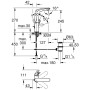GROHE Eurostyle Einhand-Waschtischbatterie DN 15 L-Size mit Ablaufgarnitur