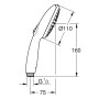 GROHE Vitalio Start 110 Handbrause mit 2 Strahlarten