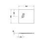 Duravit Sustano Duschwanne 90 x 80 cm