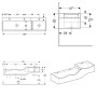 Geberit 3Bambini Spiel- und Waschlandschaft mit 3 Waschplätzen, Version links