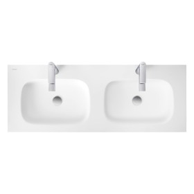 Double vasque Duravit Sivida 129 cm