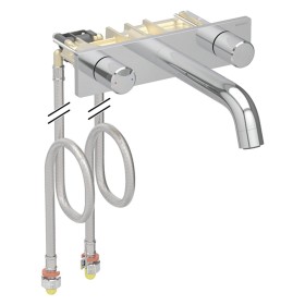 Geberit ONE Waschtischarmatur rundes Design, Wandmontage, für UP-Funktionsbox