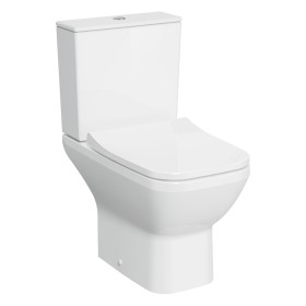 VitrA Integra Square Combiné WC sur pied à chasse d'eau sans rebord VitrA Flush 2.0