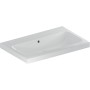 Geberit iCon Aufsatzwaschtisch 75 cm ohne Hahnloch, mit Überlauf