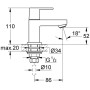 GROHE Eurocube Standventil