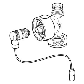 Capteur de température et de débit volumétrique interne Geberit