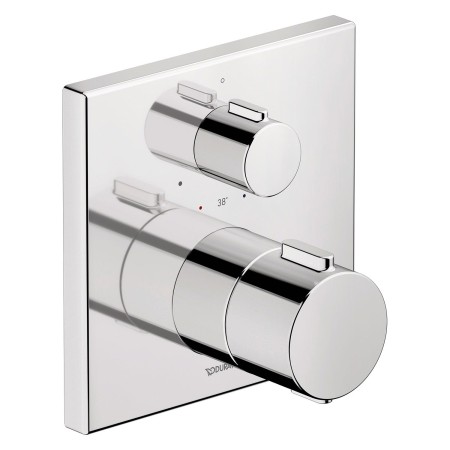 Duravit Thermostatarmaturen Thermostat Unterputz Set, 1 Verbraucher, eckig