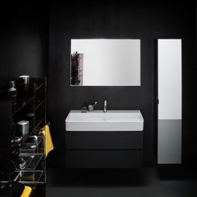 Lavabo LAUFEN Val, incasso 95 x 42 cm, con 2 fori per rubinetto, con troppo pieno