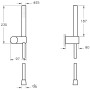 VitrA Origin Handbrause-Set mit Wandhalterung G 1/2"