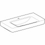 Geberit Renova Plan Waschtisch 90 cm mit Ablagefläche, Hahnloch mittig, ohne Überlauf