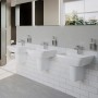 VitrA Integra Waschtisch 60 cm, ohne Überlaufloch, 1 Hahnloch mittig