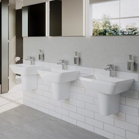 Vasque VitrA Integra 60 cm, sans trop-plein, 1 trou de robinet au centre