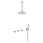 VitrA Liquid Duschsystem mit Duschkopf und Handbrause