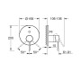 GROHE Essence Neu Einhand-Wannenbatterie Unterputz