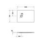 Duravit Sustano Duschwanne 100 x 70 cm